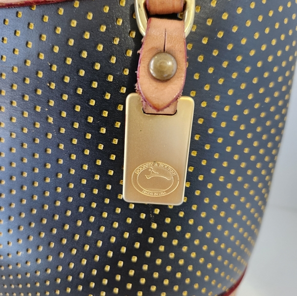 Vintage Dooney and bourke Black /Tan leather Shoulder bag - Picture 11 of 13